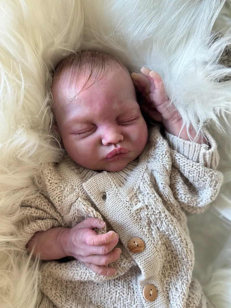 Bebê Reborn de Silicone  sólido - Angélica