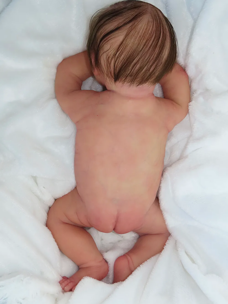 Bebê Reborn de Silicone  sólido - Sara