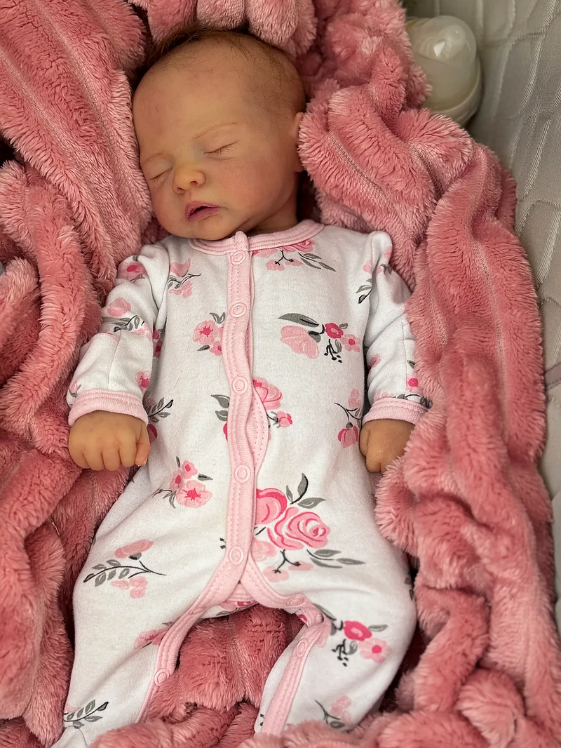 Bebê Reborn de Silicone  sólido - Nati