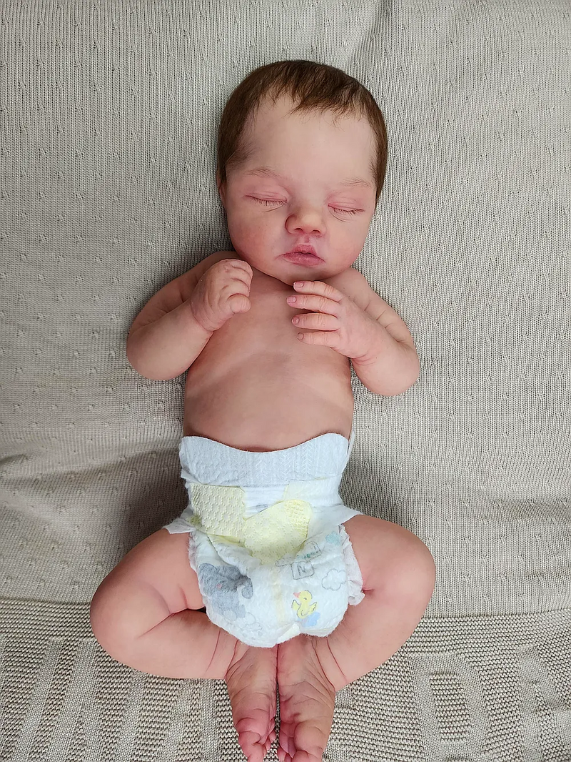 Bebê Reborn de Silicone  sólido - João