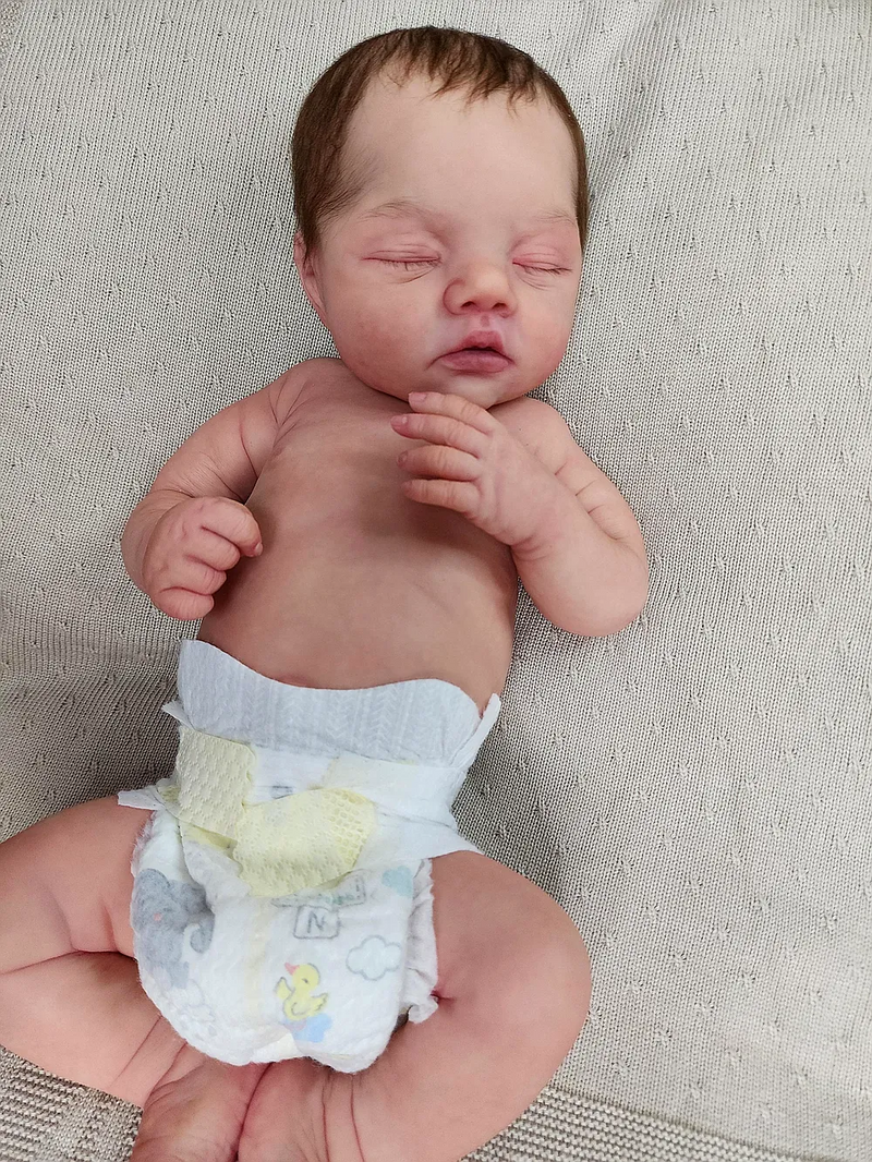 Bebê Reborn de Silicone  sólido - João