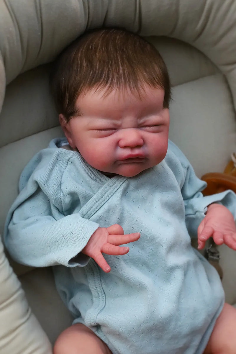 Bebê Reborn de Silicone  sólido - Maike
