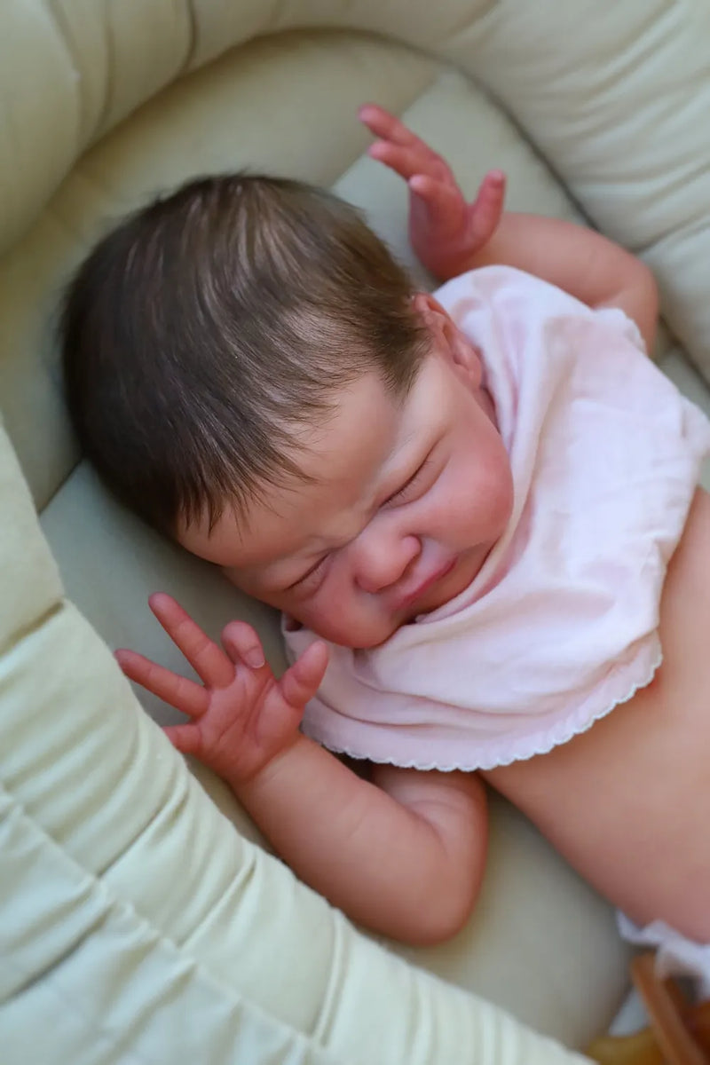 Bebê Reborn de Silicone  sólido - Maike