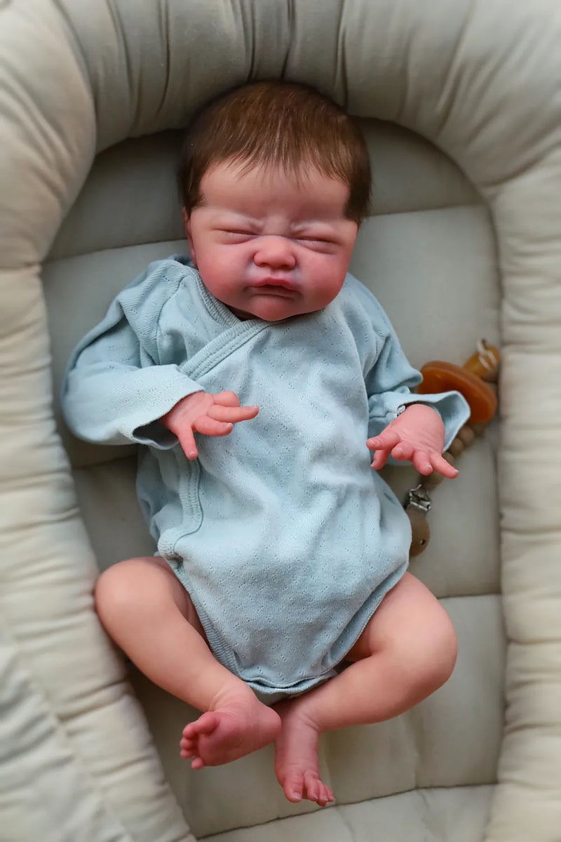 Bebê Reborn de Silicone  sólido - Maike