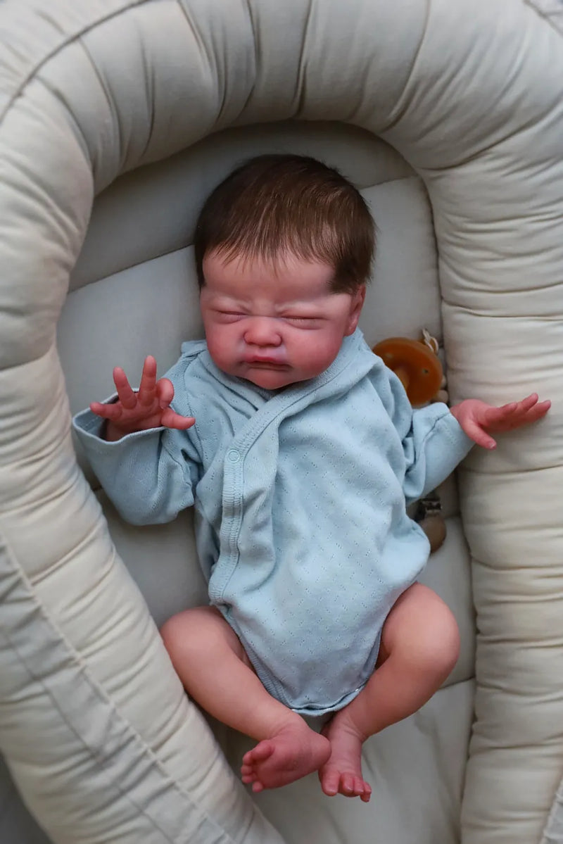 Bebê Reborn de Silicone  sólido - Maike