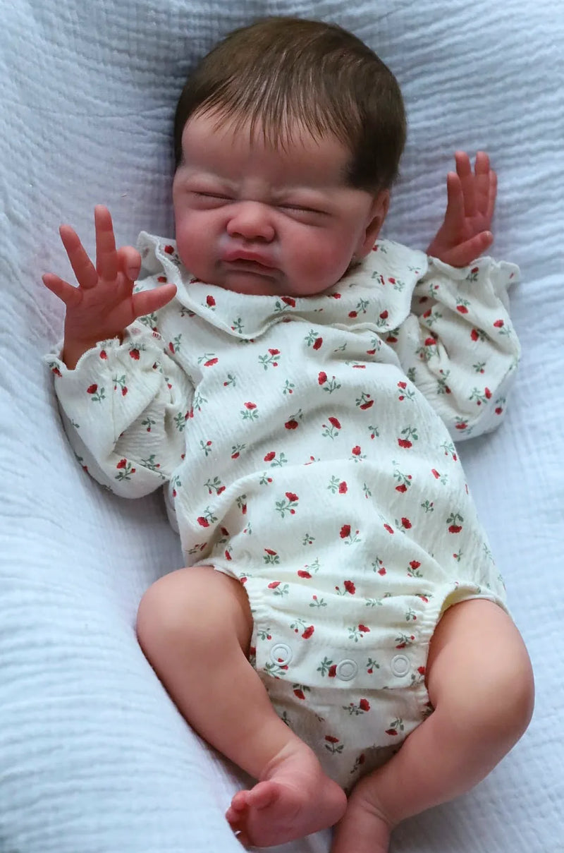 Bebê Reborn de Silicone  sólido - Maike