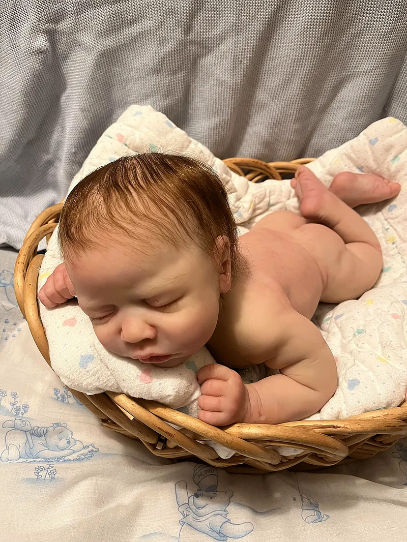 Bebê Reborn de Silicone  sólido - Júlio