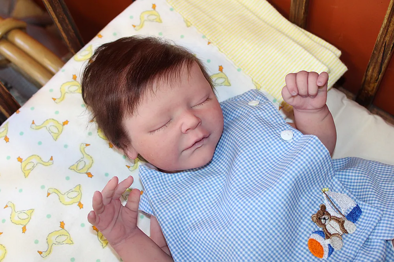 Bebê Reborn de Silicone  sólido - Gui