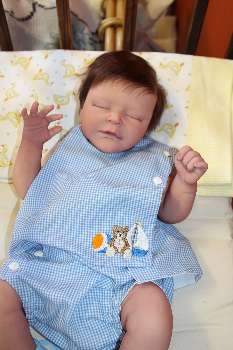Bebê Reborn de Silicone  sólido - Gui
