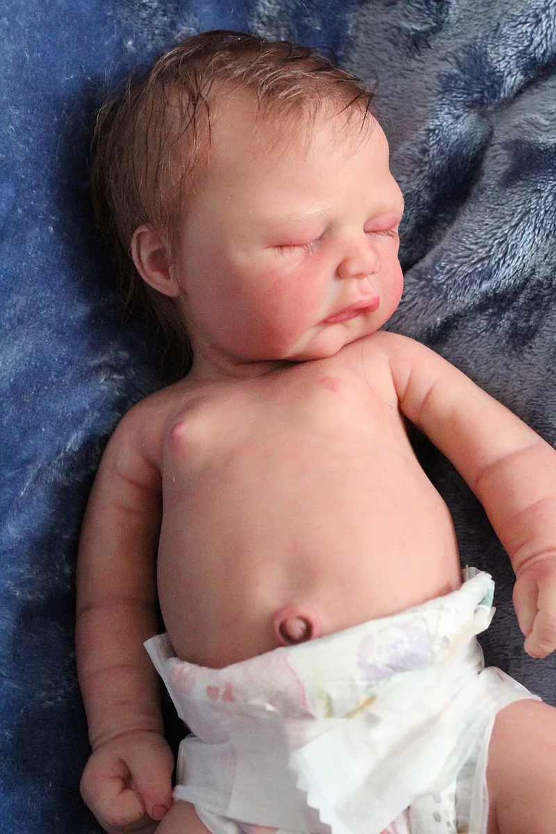 Bebê Reborn de Silicone  sólido- Jhon