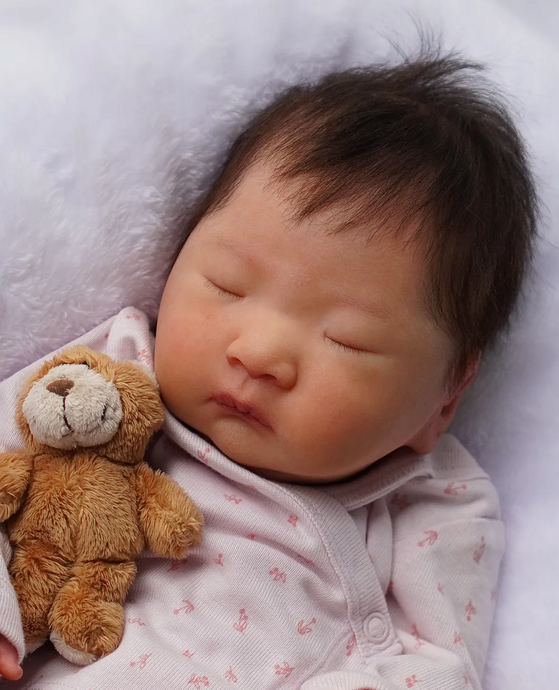 Bebê Reborn de Silicone  sólido - Kiko