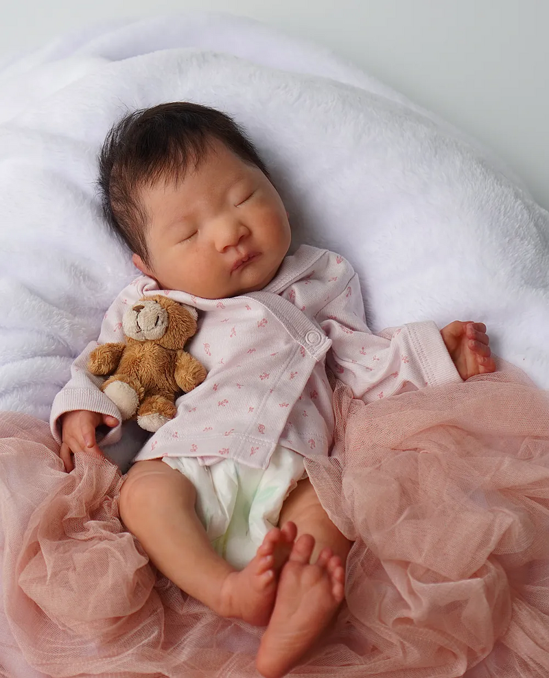 Bebê Reborn de Silicone  sólido - Kiko