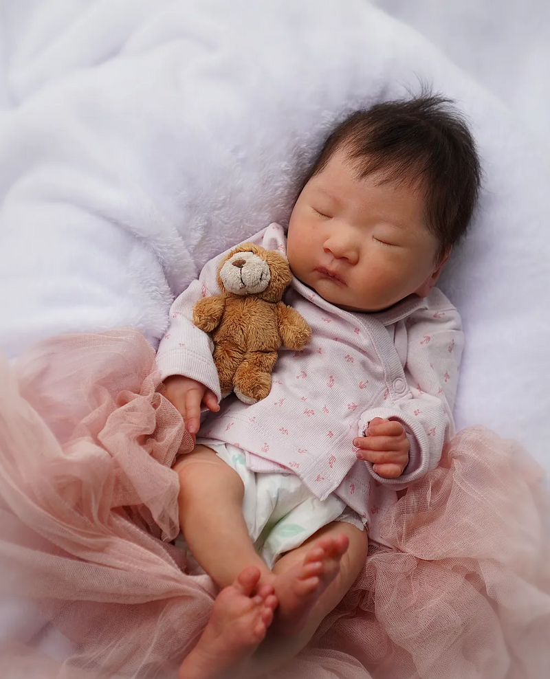 Bebê Reborn de Silicone  sólido - Kiko